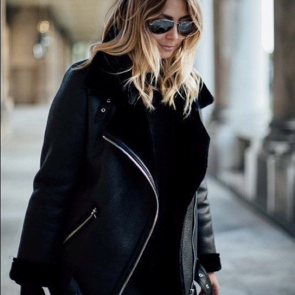 Zara Jackets & Blazers - Zara double faced biker jacket